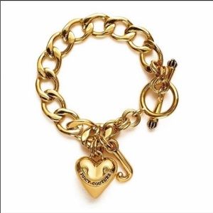 Pristine Juicy Couture gold bracelet early 2000s